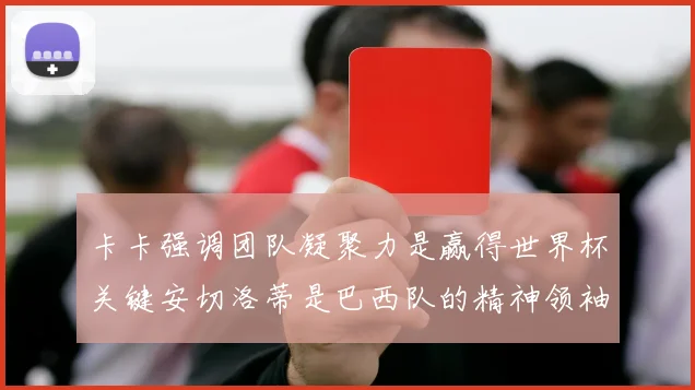 卡卡强调团队凝聚力是赢得世界杯关键安切洛蒂是巴西队的精神领袖